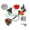 Greenleaf GX-35 35CC 4-Stroke Side Pack Crop Brush Cutter Machine with Free Nylon Rope, BC-4ST-SP
