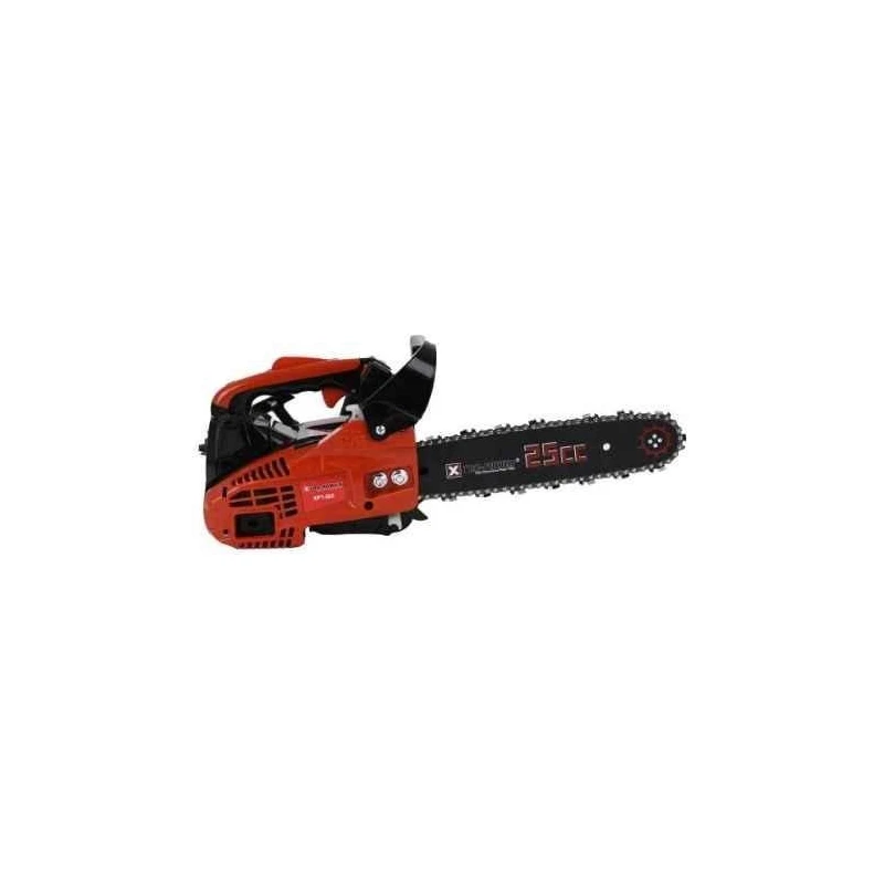 Xtra Power 750W 12 Inch Red and Black Petrol Operated Chain Saw with 0.21 Litre Oil Tank Capacity XPT-585 image-2