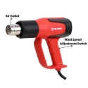 Xtra Power 2000W Red and Black Heat Gun XPT-523 image-2