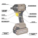 Xtra Power 3Ah 21V Cordless Brushless Impact Wrench XPC-IW-02 image-2