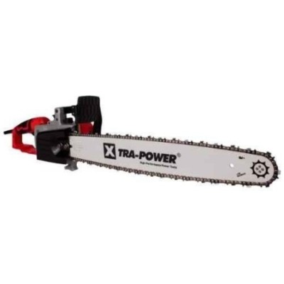 Xtra Power 2200W 22 Inch Red and Black Double Insulated Electric Corded Chain Saw XPT-460 image-1