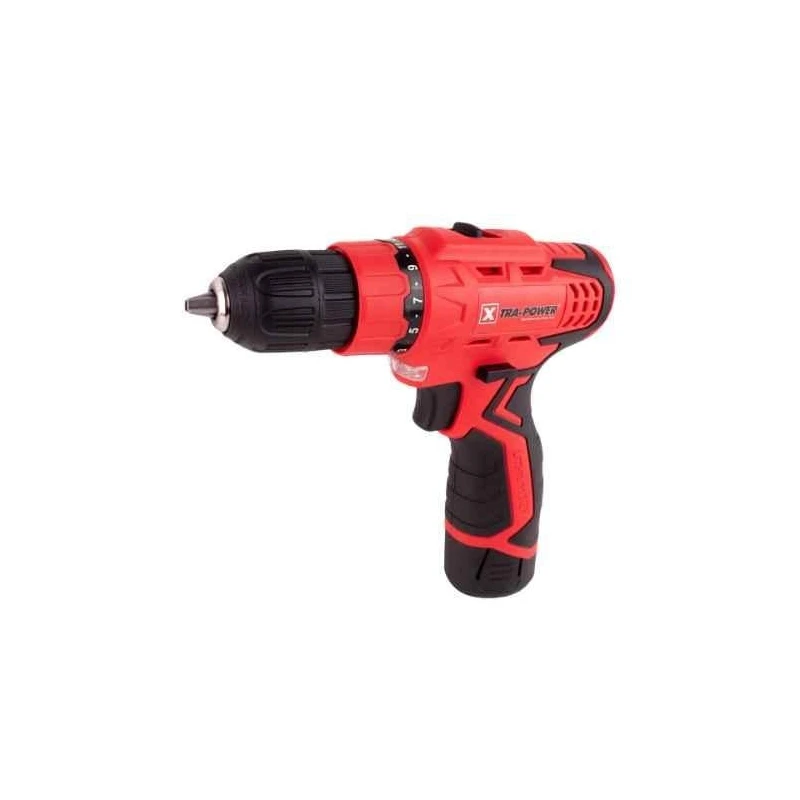 Xtra Power 12V Li-ion 10mm Red and Black Cordless Drill Machine XPT-484 image-2