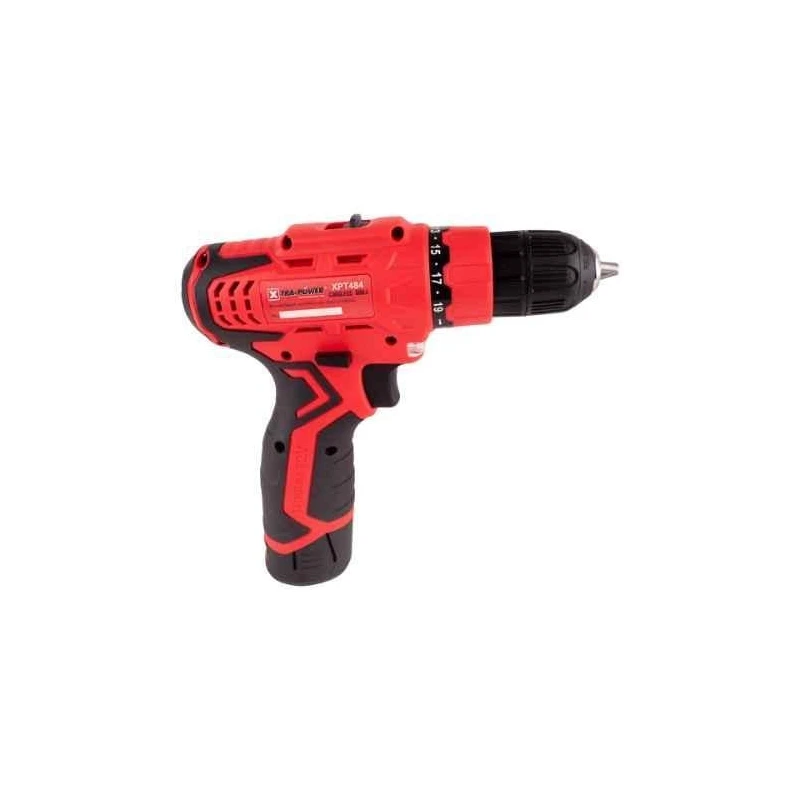 Xtra Power 12V Li-ion 10mm Red and Black Cordless Drill Machine XPT-484 image-3