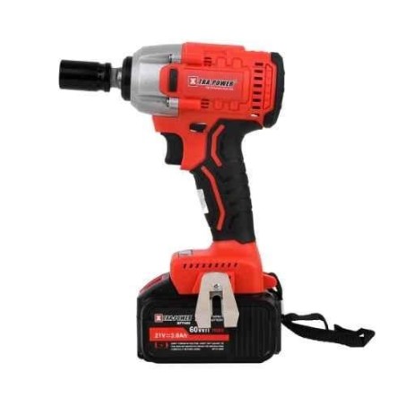Xtra Power 2060rpm Red Cordless Impact Wrench with Kit XPT-485 image-1