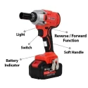 Xtra Power 2060rpm Red Cordless Impact Wrench with Kit XPT-485 image-2