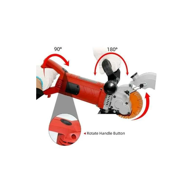 Xtra Power 2700W 42mm Wall Chaser with 7 Blades XPT-418 image-3