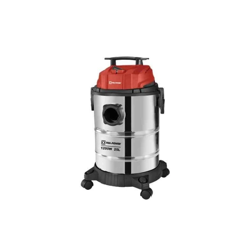 Xtra Power 1200W 25L Stainless Steel and ABS Wet and Dry Vacuum Cleaner XP-VC-25 image-1