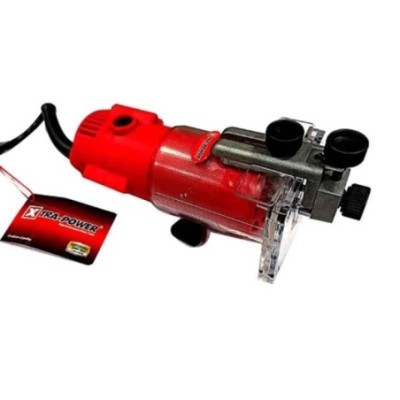Xtra Power 350W 6mm 30000rpm Red and Black Wood Trimmer XPT-444 image-1