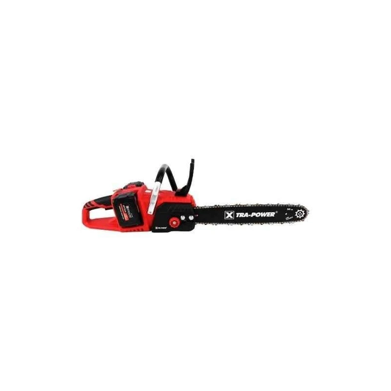 Xtra Power 21V 16 Inch Red and Black Cordless Chain Saw XPT-538 image-1