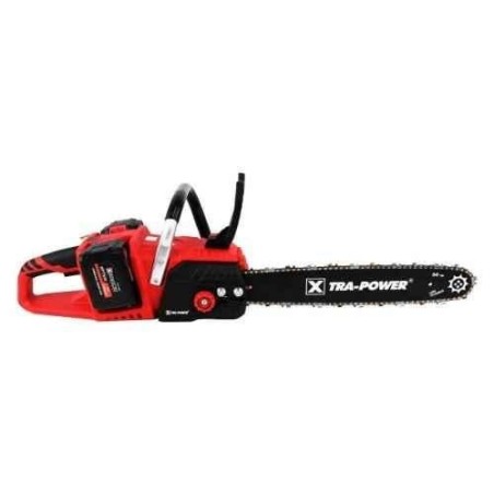 Xtra Power 21V 16 Inch Red and Black Cordless Chain Saw XPT-538 image-1