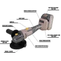 Xtra Power 3Ah 100mm Brushless Angle Grinder XPC-AG-01 image-4