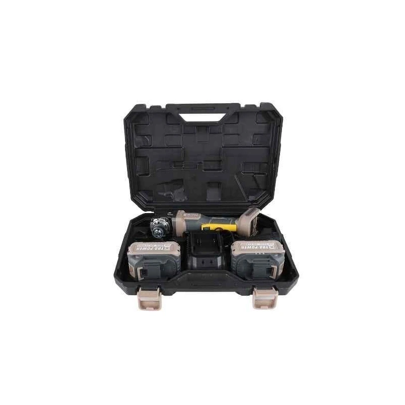 Xtra Power 3Ah 100mm Cordless Brushless Angle Grinder XPC-AG-02 image-2