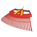 Wolf Garten Four in One Leaf Rake 41N1 RAKE 76cm image-1