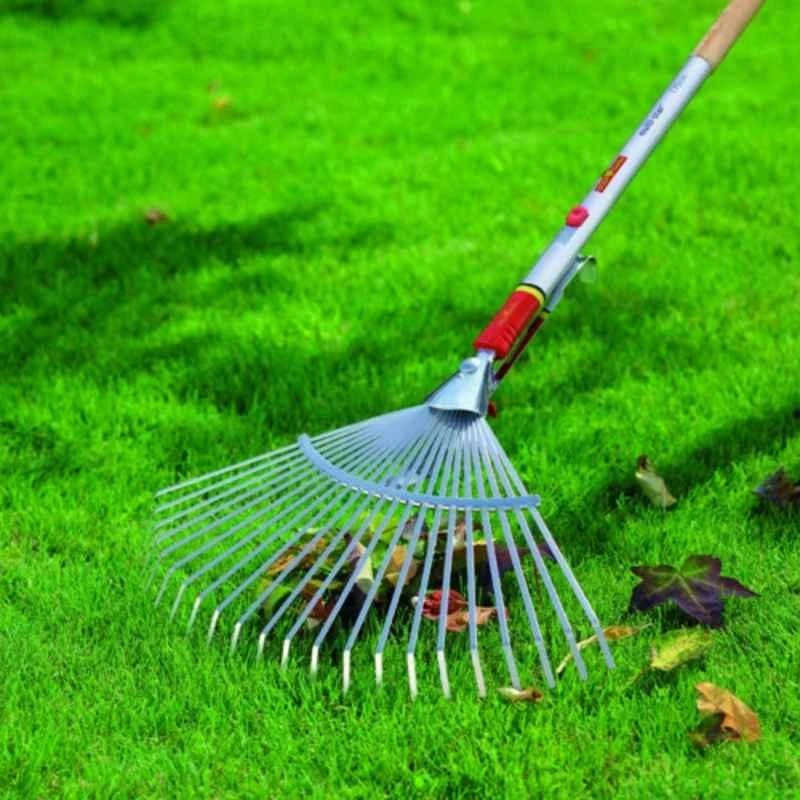 Wolf Garten Steel Adjustable Lawn Rake UC M 38 58cm image-2