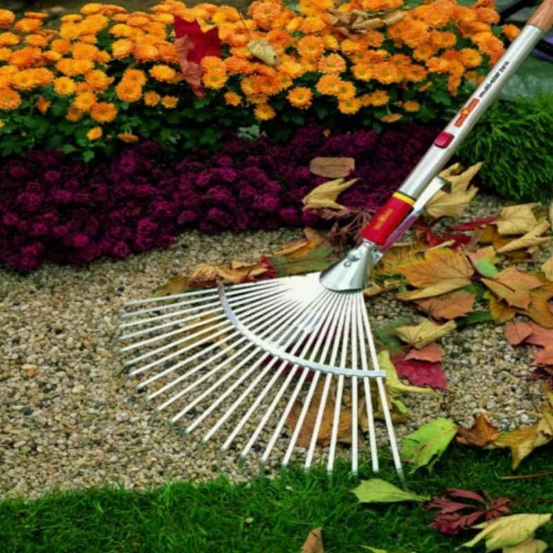 Wolf Garten Steel Adjustable Lawn Rake UC M 38 58cm image-3