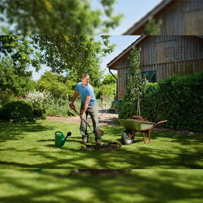 Wolf Garten Steel Handle Pointed Spade ASP D 19cm image-4