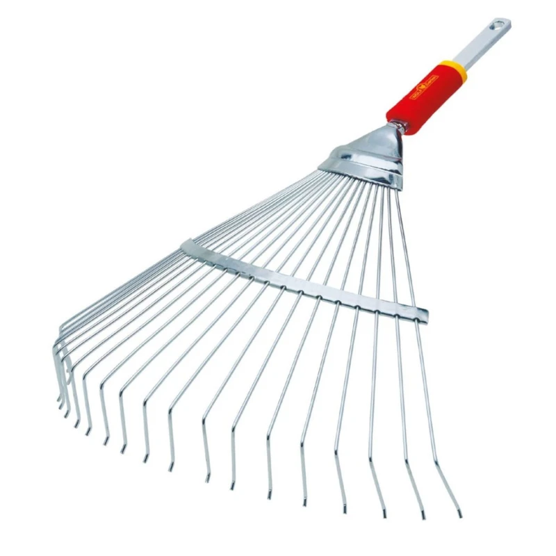 Wolf Garten Spring Steel Garden Tine Rake UE M 50cm image-2