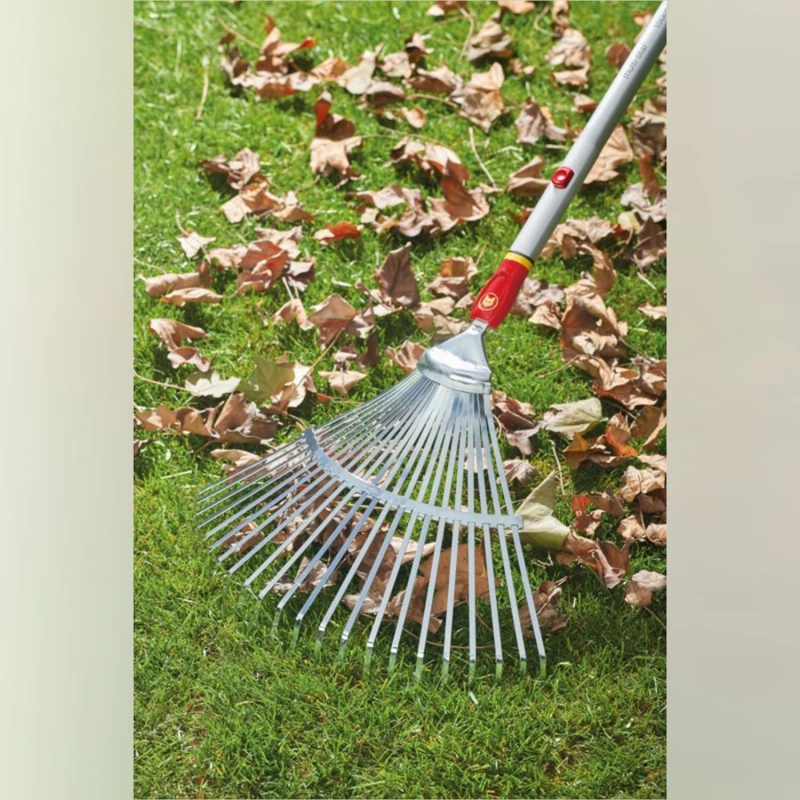 Wolf Garten Spring Steel Garden Tine Rake UE M 50cm image-4