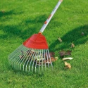 Wolf Garten Spring Steel Lawn Rake UF M 50cm image-3