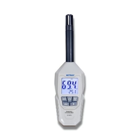 Metravi ET-99TH Grey Temperature & Humidity Meter image-1