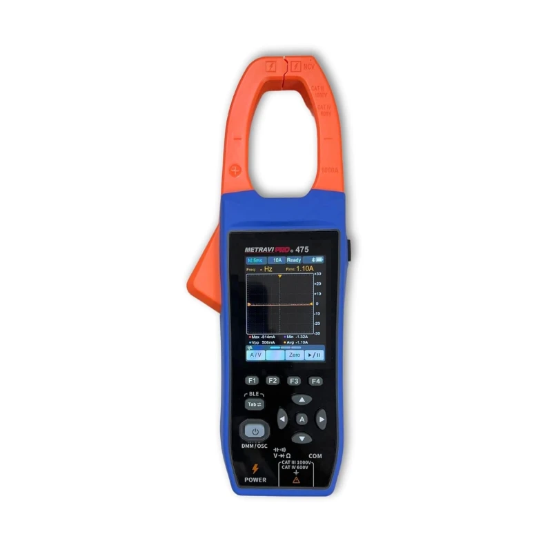 Metravi TRMS AC/DC Clamp Meter with Oscilloscope and Datalogger PRO 475 image-1