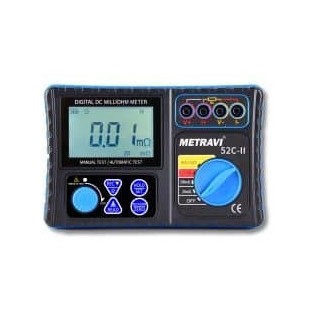Metravi Digital Milli Ohms Meter 52C II image-1
