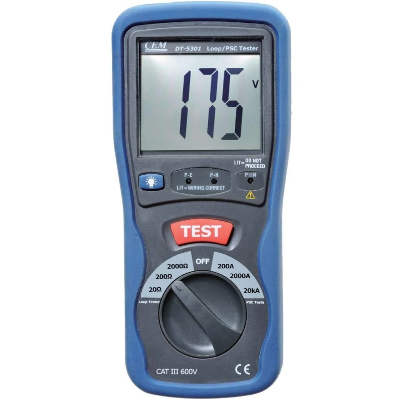 Metravi LOOP/PSC Tester CEM DT-5301 image-1