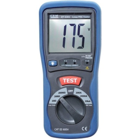Metravi LOOP/PSC Tester CEM DT-5301 image-1