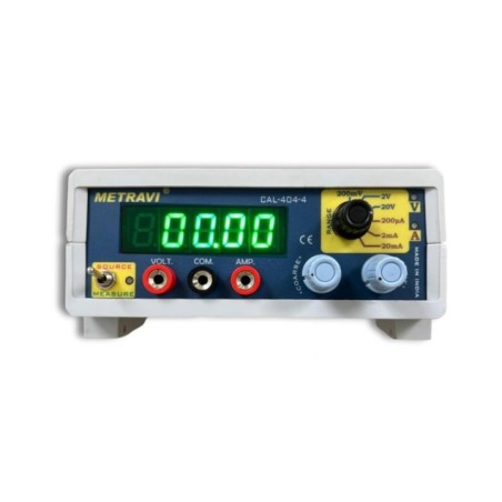 Metravi mV mA RTD/PT100 Calibrator with Rechargeable Battery and POT adjustment CAL-404-4  image-1