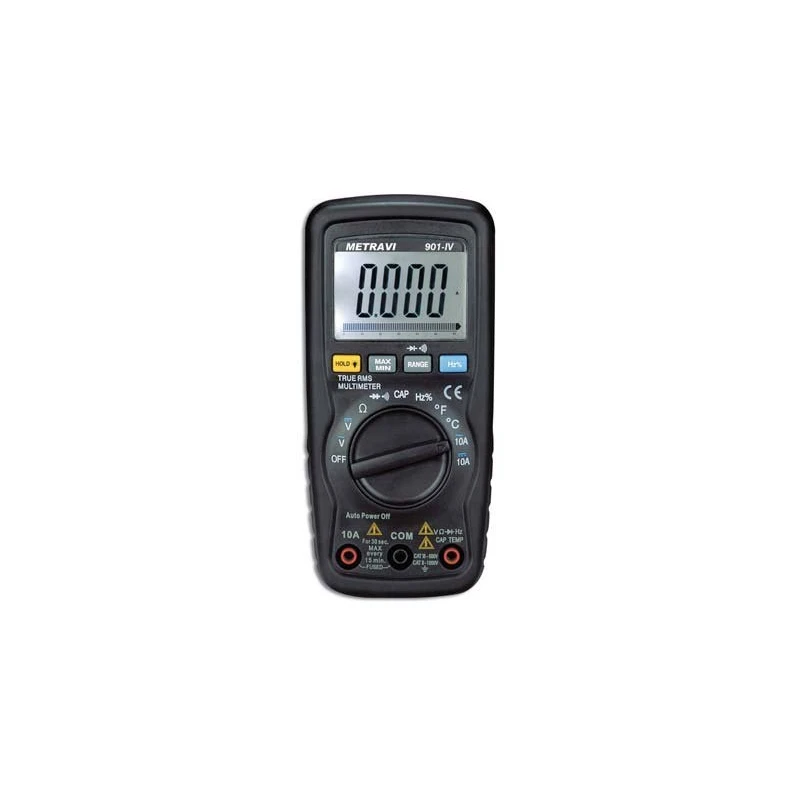 Metravi TRMS Compact Digital Multimeter 901-IV (with Analogue Bargraph & Double Insulation) image-1
