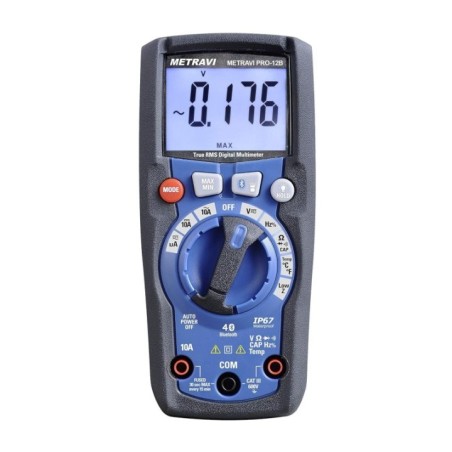 Metravi Digital TRMS Multimeter with Bluetooth PRO 12B image-1