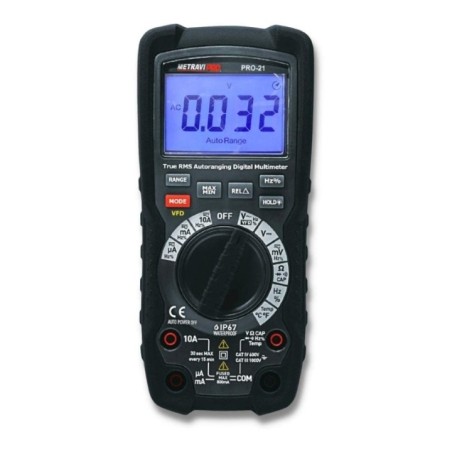 Metravi Industrial Grade Digital TRMS Multimeter with 700V VFD PRO 21 image-1