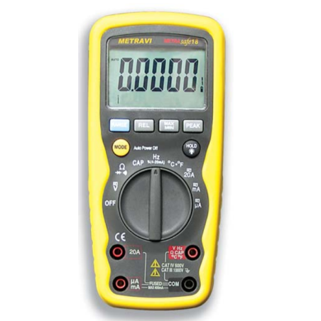 Metravi Metrasafe-18 Digital Multimeter image-1