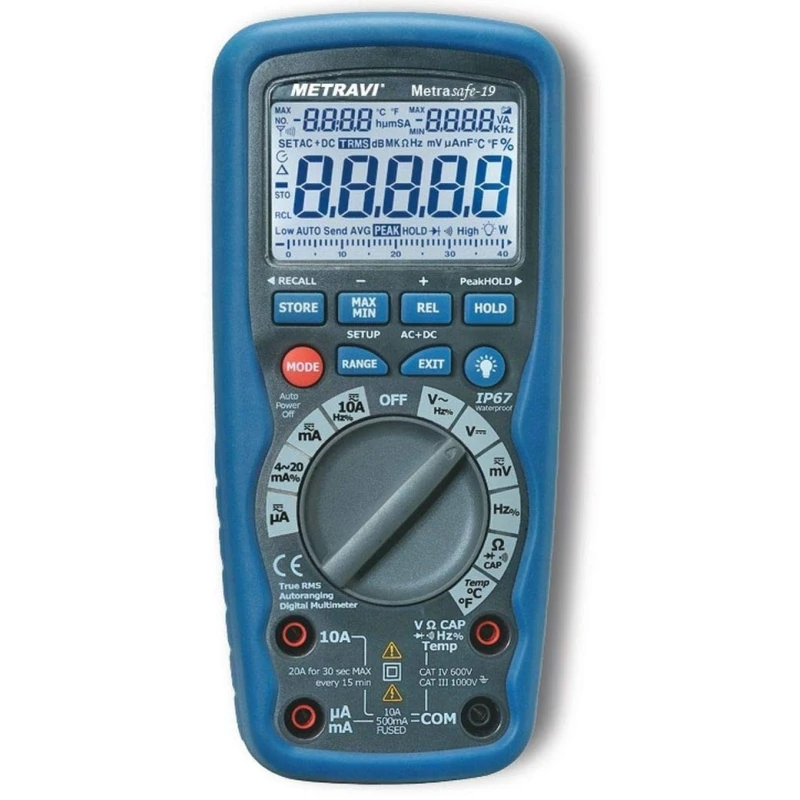 Metravi Metrasafe-19 Digital Multimeter AC Voltage Range 0 to 1000V image-1