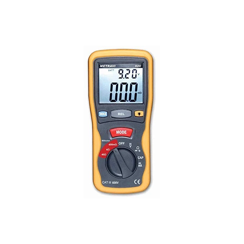 Metravi 52C Digital Milli Ohms Meter image-1