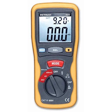 Metravi 52C Digital Milli Ohms Meter image-1