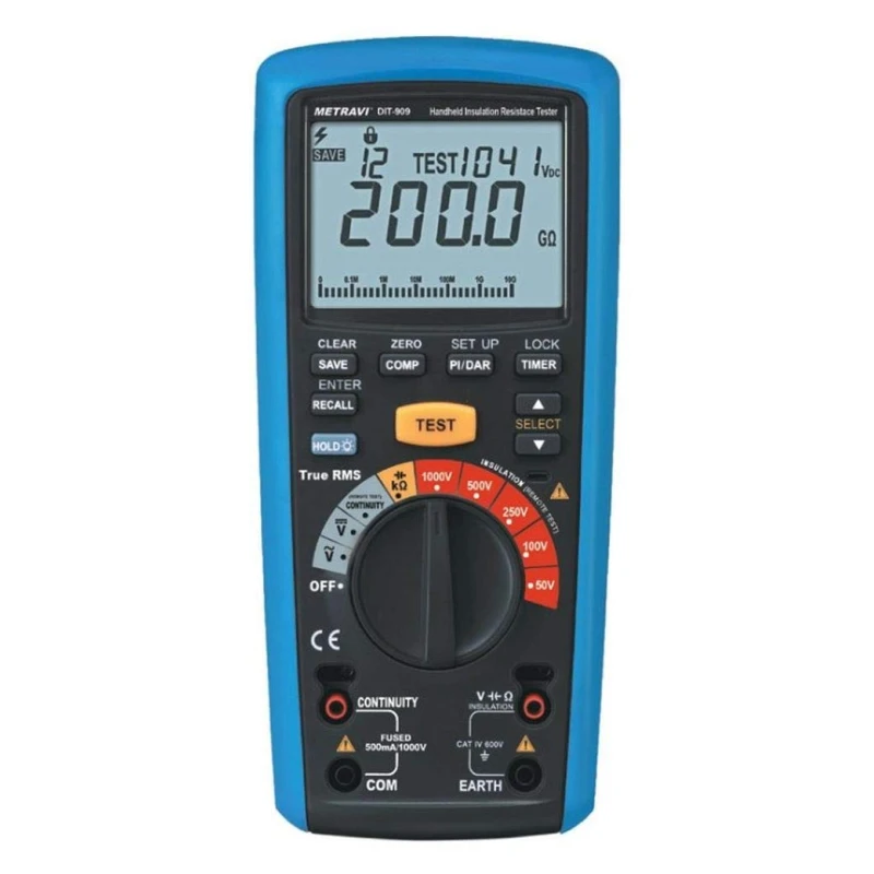 Metravi DIT-909 Digital Insulation Tester image-1