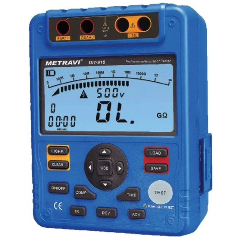 Metravi DIT-916 Digital Insulation Tester image-1