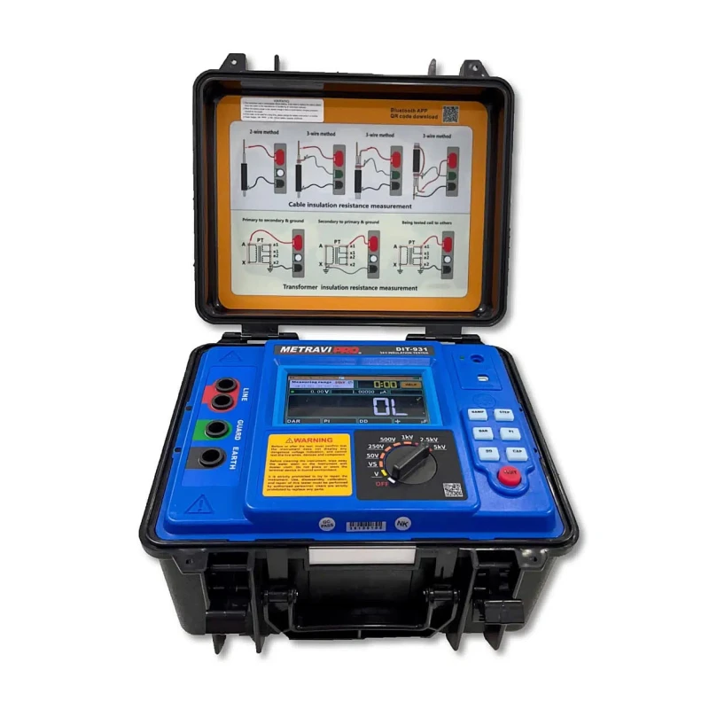 Metravi 5kV Digital Insulation Resistance Tester DIT-930 image-1