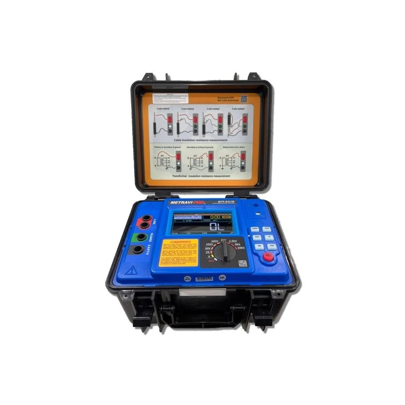 Metravi 10kV High Voltage Digital Insulation Tester PRO DIT-930E image-1