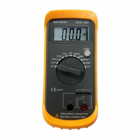 Metravi DCM-1502 Digital Capacitance Meter (0.1pF-20000µF) image-1