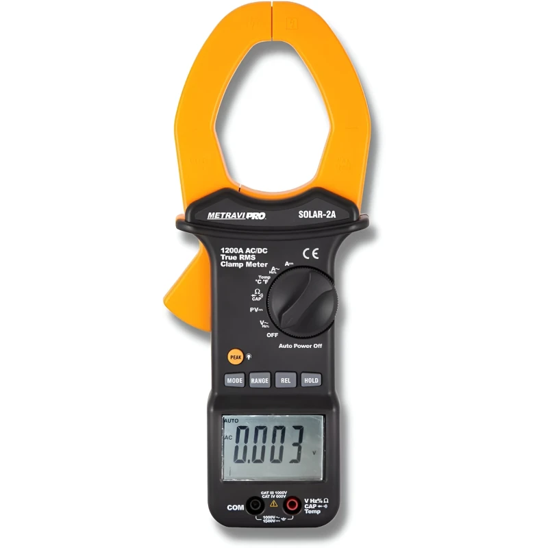 Metravi Digital TRMS AC/DC Clamp Meter PRO Solar-2A image-1