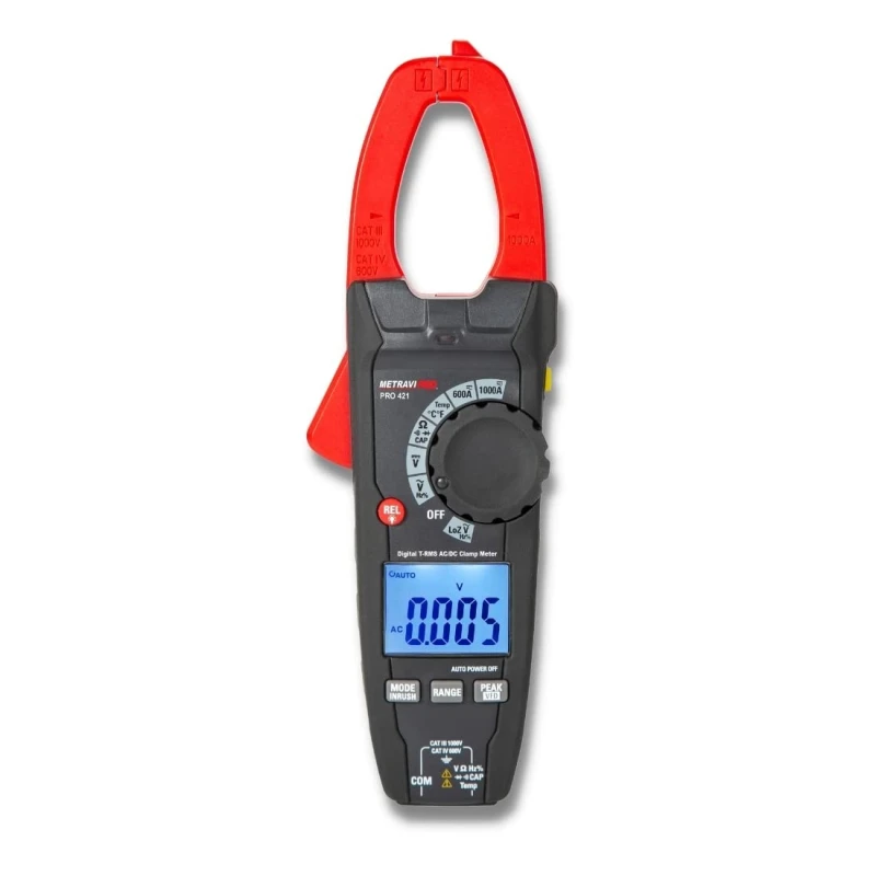 Metravi Digital TRMS AC/DC Clamp Meter PRO 421 image-1
