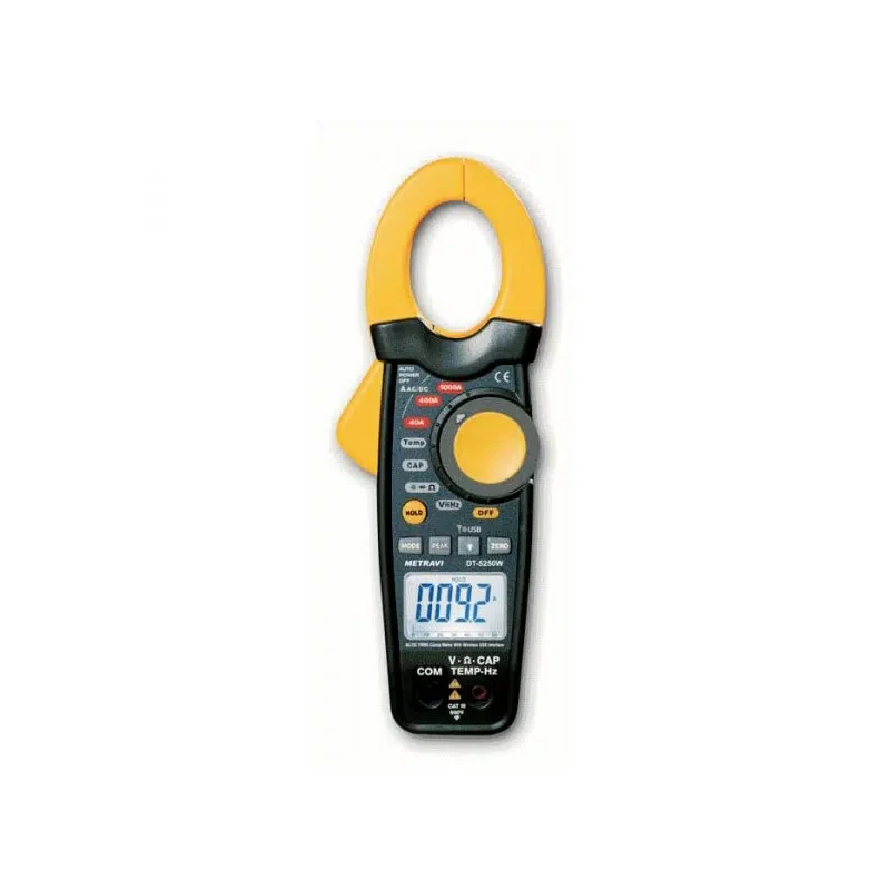 Metravi DT-5250W Digital AC/DC Clamp Meter True RMS 1000 A 600 V image-1