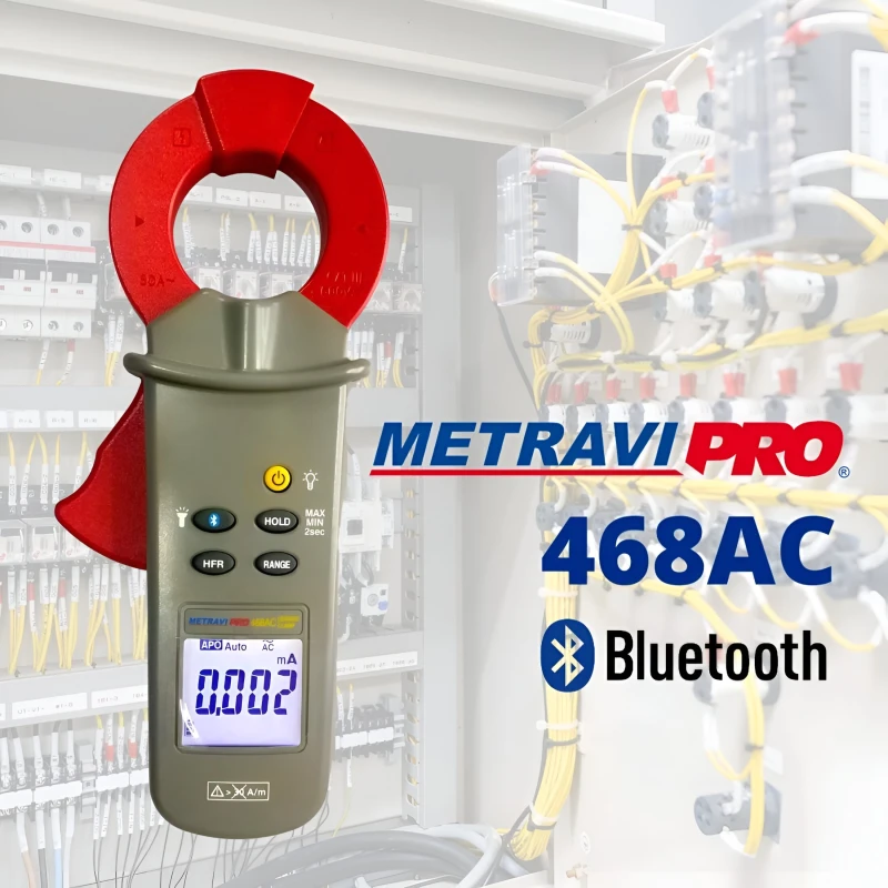 Metravi TRMS AC Leakage Current Clamp Meter PRO 468AC image-2