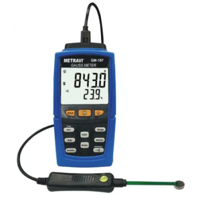 Metravi Static Cum Electromagnet Gauss Meter GM-197 image-1