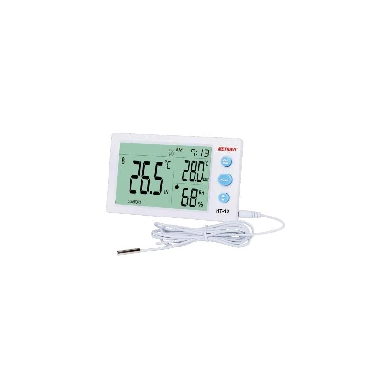 Metravi HT-12 Digital Temperature & Humidity Meter image-1