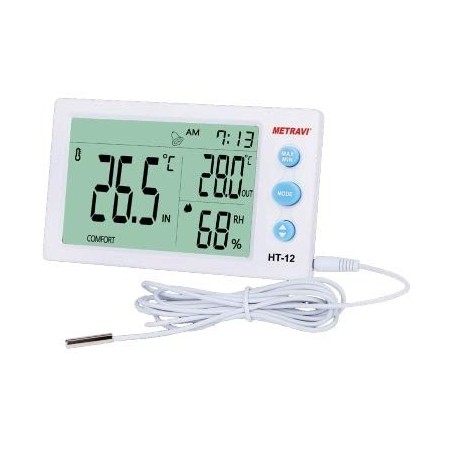 Metravi HT-12 Digital Temperature & Humidity Meter image-1