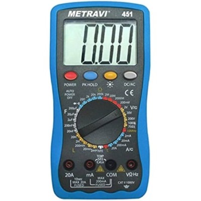 Metravi Digital LCR Meter with Multimeter 451 image-1