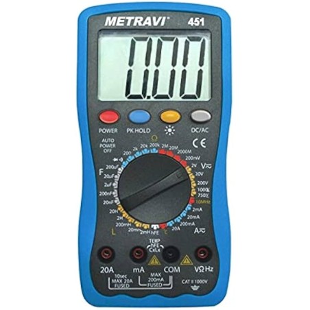 Metravi Digital LCR Meter with Multimeter 451 image-1